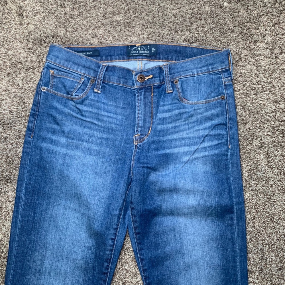 Lucky Brand Brooke Boot Jeans Womens 6/28 Medium Wash Blue Mid Rise Bootcut - Picture 6 of 12